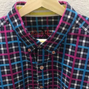 Robert Graham  Plaid Button Long Sleeve Dress Shirt  Condition: Pre-owned